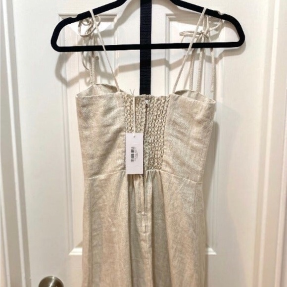 Reformation Joyce Linen Dress NWT - Picture 5 of 7